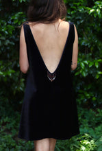 Load image into Gallery viewer, Low Back Velvet Dress