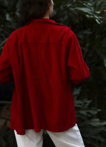 Vintage Red Corduroy Jacket