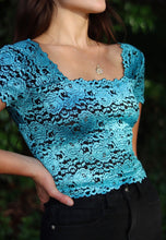 Load image into Gallery viewer, Cerulean Rose Blouse