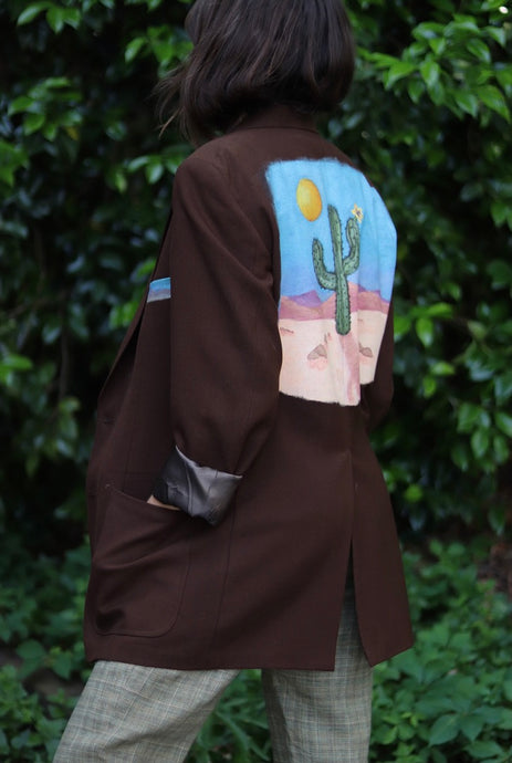 Hand-painted Desert Blazer