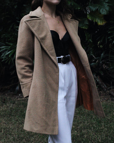 Vintage Camel Coat