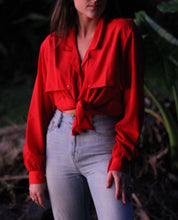 Load image into Gallery viewer, Vintage Crimson Blouse