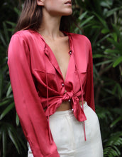 Load image into Gallery viewer, Silk Rose Blouse