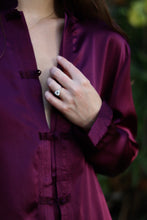 Load image into Gallery viewer, Pure Silk Plum Tunic