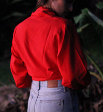Load image into Gallery viewer, Vintage Crimson Blouse