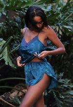 Load image into Gallery viewer, Teal Lace Intimates Set