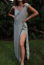 Load image into Gallery viewer, Vintage Mint Linen Dress