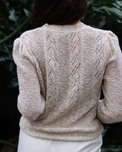 Load image into Gallery viewer, Vintage Knit Pearl Henley Sweater