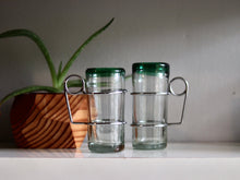 Load image into Gallery viewer, Vintage Silver Handle Saloon Glasses