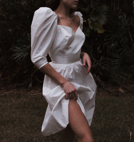 Poof Sleeve Dress