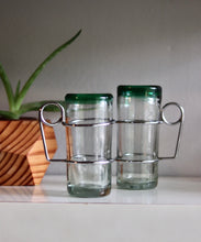 Load image into Gallery viewer, Vintage Silver Handle Saloon Glasses