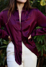 Load image into Gallery viewer, Pure Silk Plum Tunic
